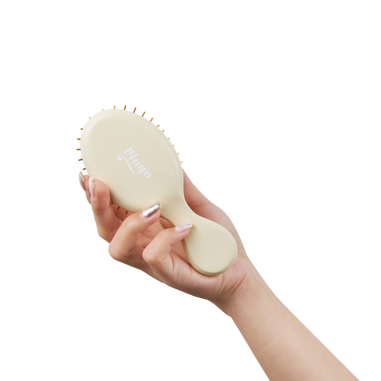 TRAVEL Qmini Golden Touch Beechwood Hair Brush