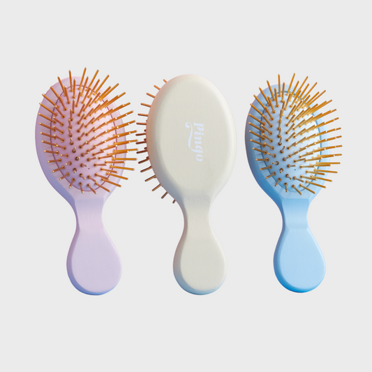 Qmini Golden Touch Beechwood Hair Brush